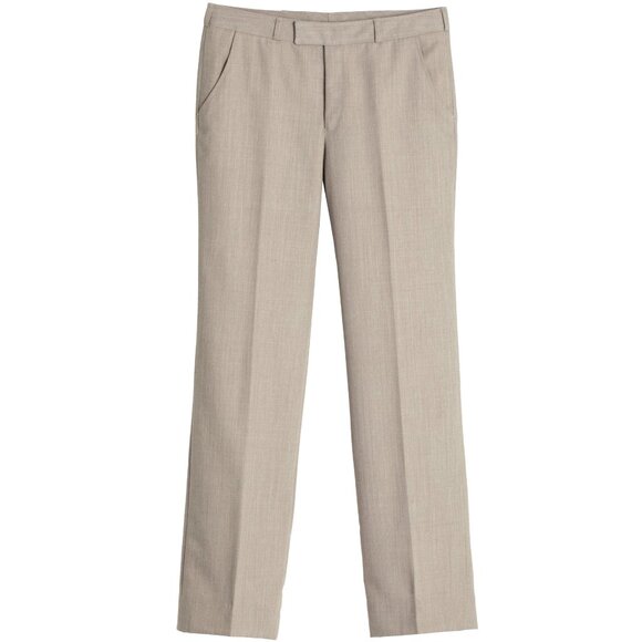 Tuomi (Finland) 70s, Linen Blend, Hook & Bar, Straight Leg - Picture 1 of 9